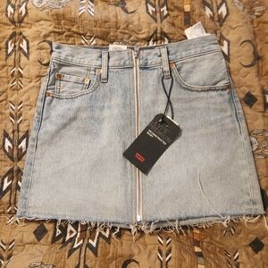 Levi's Light Blue Denim Skirt